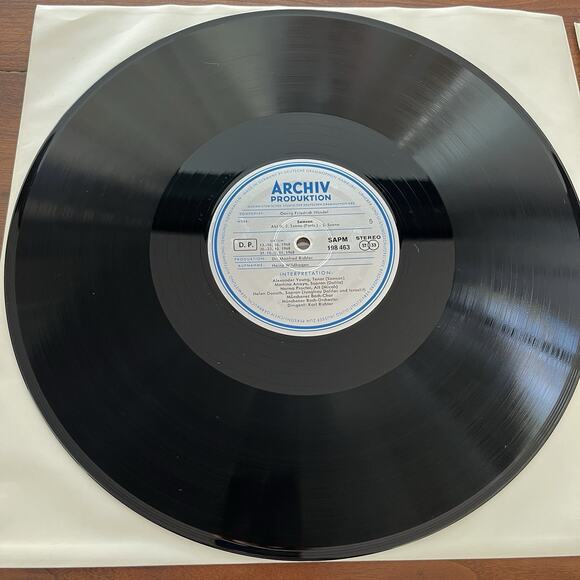 G.F. Händel Samson Karl Richter 4xVinyl LP Box Set 1968 Archiv Produktion - Picture 10 of 14